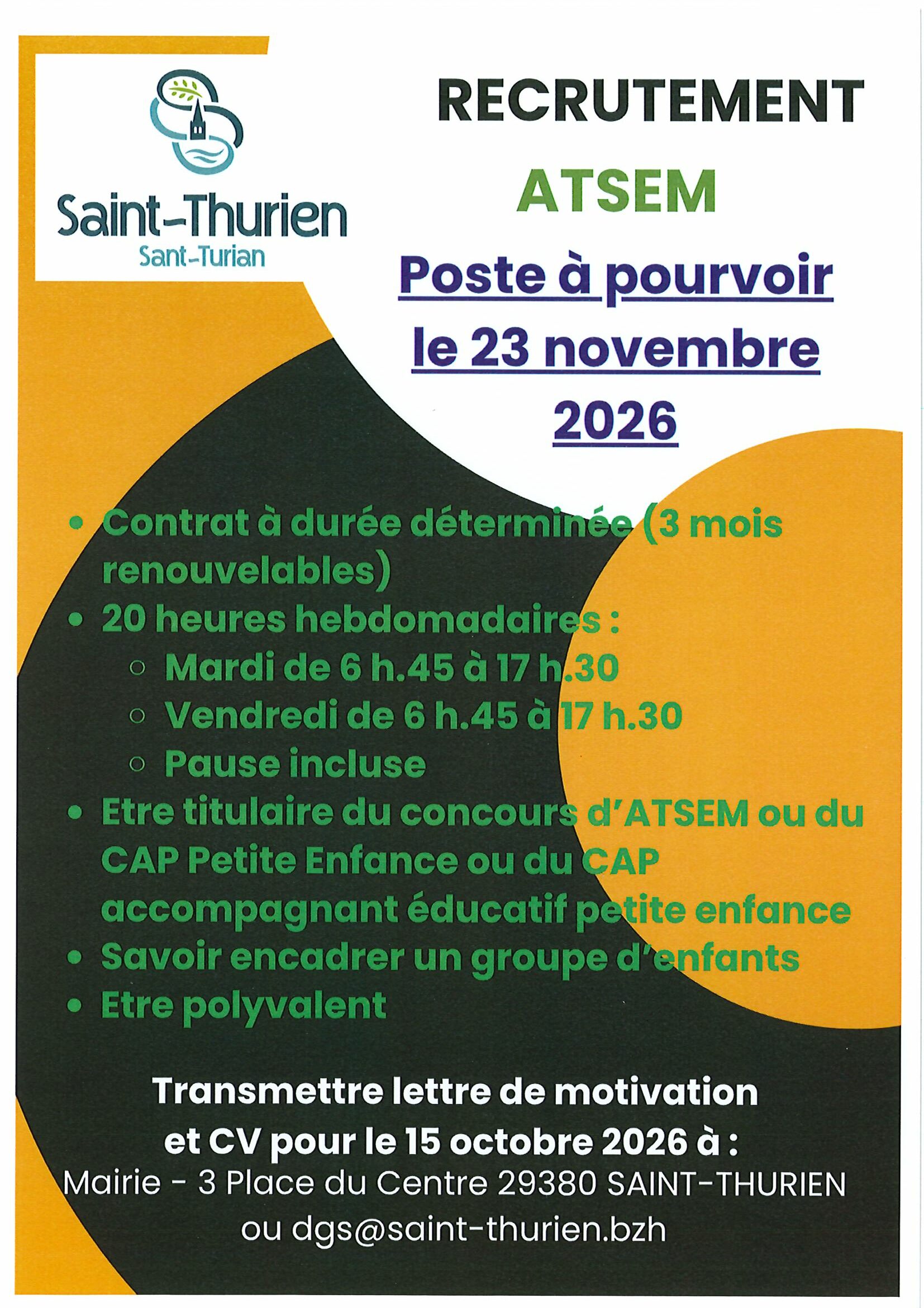 RECRUTEMENT ATSEM